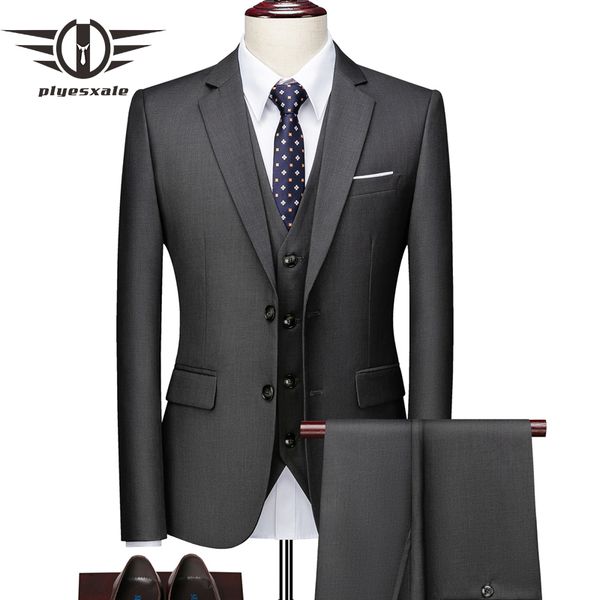 plyesxale dark grey wedding groomsmen suits youthful vitality colorful formal suits for men three piece terno masculino q1023, White;black
plyesxale dark grey wedding groomsmen suits youthful vitality colorful formal suits for men three piece terno masculino q1023, White;black