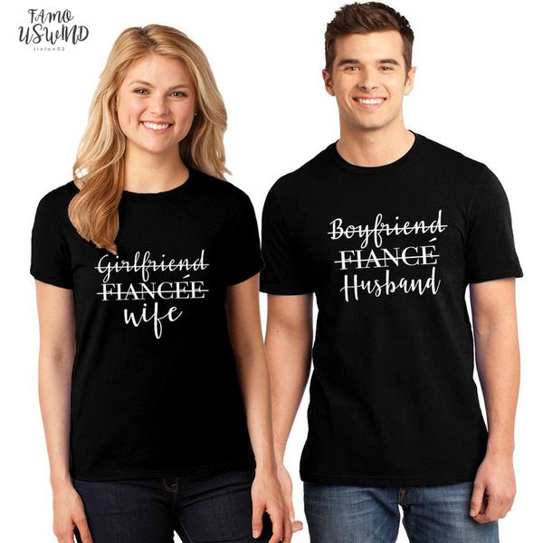 girlfriend fiancée wife and boyfriend fiance husband couples t shirt funny women just married tshirt casual honeymoon tees, White
girlfriend fiancée wife and boyfriend fiance husband couples t shirt funny women just married tshirt casual honeymoon tees, White