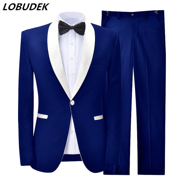 men's suits & blazers korean style solid professional suit man slim business casual bridegroom groomsman wedding ceremony formal clothi, White;black
men's suits & blazers korean style solid professional suit man slim business casual bridegroom groomsman wedding ceremony formal clothi, White;black