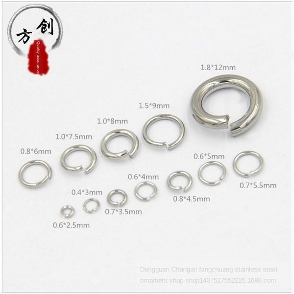 stainless steel stainless steel f wire wire cutting flat cutting flat single ring connection ring 0.9-1.2mm, Silver
stainless steel stainless steel f wire wire cutting flat cutting flat single ring connection ring 0.9-1.2mm, Silver