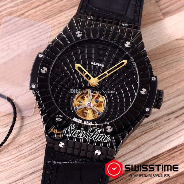 new big automatic mens watch pvd steel case tourbillon black texture dial brown leather rubber strap new swisstime hubg04c3, Slivery;brown
new big automatic mens watch pvd steel case tourbillon black texture dial brown leather rubber strap new swisstime hubg04c3, Slivery;brown