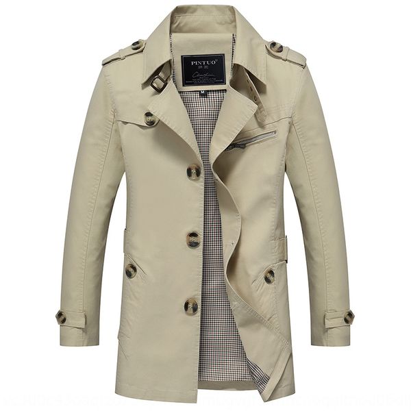2019 men's mid-length trench work clothes windbreaker windbreaker men's casual large size jacket work coat cotton trench coat, Tan;black
2019 men's mid-length trench work clothes windbreaker windbreaker men's casual large size jacket work coat cotton trench coat, Tan;black