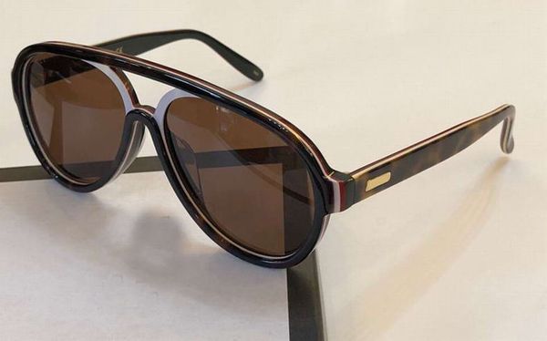 0270 havana ivory brown stripe retro pilot sunglasses men sun glasses shades fashion sunglasses with box, White;black
0270 havana ivory brown stripe retro pilot sunglasses men sun glasses shades fashion sunglasses with box, White;black