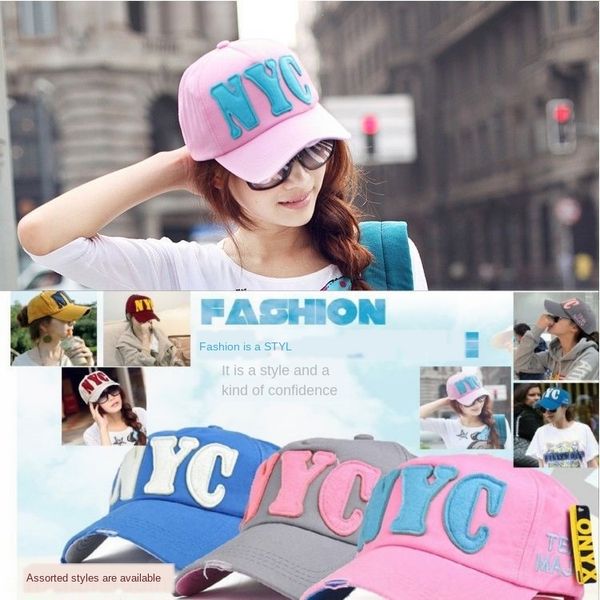 korean nyc baseball baseball cap women's summer korean fashion cap sunshade sports sun hat, Blue;gray
korean nyc baseball baseball cap women's summer korean fashion cap sunshade sports sun hat, Blue;gray