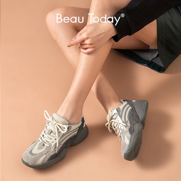 beautoday chunky sneakers women genuine cow leather pigskin round toe cross-tied lady casual dad shoes platform handmade 29350, Black
beautoday chunky sneakers women genuine cow leather pigskin round toe cross-tied lady casual dad shoes platform handmade 29350, Black