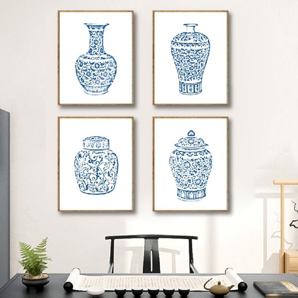 синий и белый имбирь jar холст плакаты печать chinoiserie вазы art холст стены картины картины для гостиной home decor
синий и белый имбирь jar холст плакаты печать chinoiserie вазы art холст стены картины картины для гостиной home decor