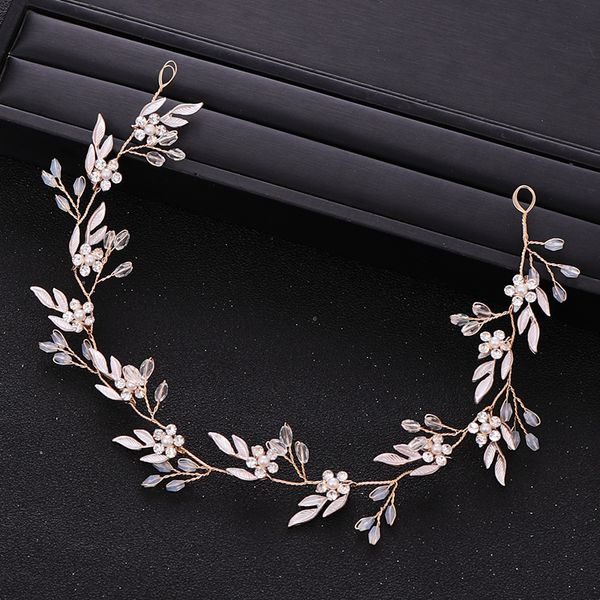 vintage gold color bridal headband crystal pearl flower hair vine wedidng headband tiara women hiarband hair jewelry accessories, Golden;silver
vintage gold color bridal headband crystal pearl flower hair vine wedidng headband tiara women hiarband hair jewelry accessories, Golden;silver