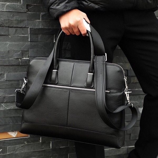 men black business handbag cowhide high capacity tote bag handbag shoulder bags fashion crossbody bag business lapbags
men black business handbag cowhide high capacity tote bag handbag shoulder bags fashion crossbody bag business lapbags