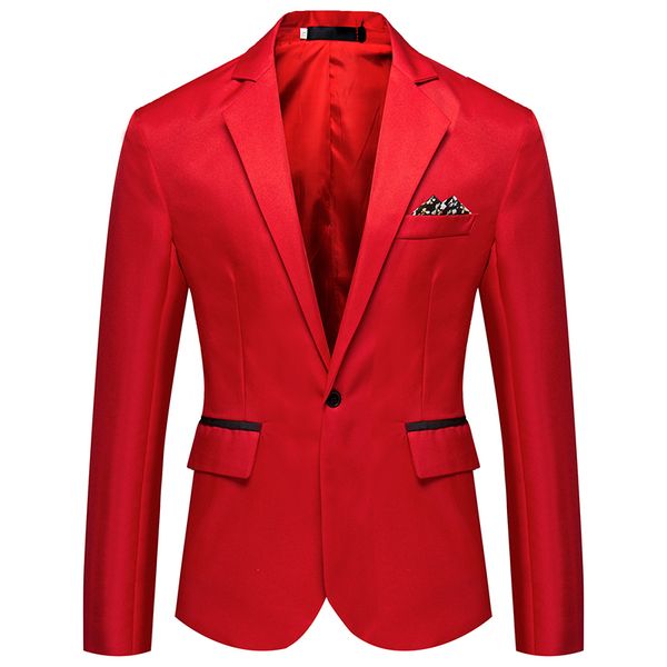 2020 fashion men slim fit blazer formal suit jacket one button casual coat long sleeve dress jacket autumn winter solid, White;black
2020 fashion men slim fit blazer formal suit jacket one button casual coat long sleeve dress jacket autumn winter solid, White;black