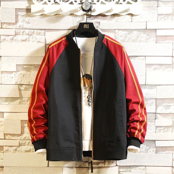 letter contrast color mens jackets stand neck patchwork loose casual coats skateboard cool high street, Black;brown
letter contrast color mens jackets stand neck patchwork loose casual coats skateboard cool high street, Black;brown