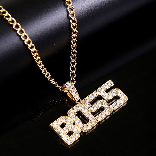 2020 trendy hip hop rhinestone letter boss gold pendant necklace bling bling iced out cuban link chain dropshipping jewelry gift, Silver
2020 trendy hip hop rhinestone letter boss gold pendant necklace bling bling iced out cuban link chain dropshipping jewelry gift, Silver