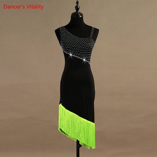 latin dance female high-end tassel dress new custom rumba samba dancewear profession performance rhinestone skirt, Black;red
latin dance female high-end tassel dress new custom rumba samba dancewear profession performance rhinestone skirt, Black;red