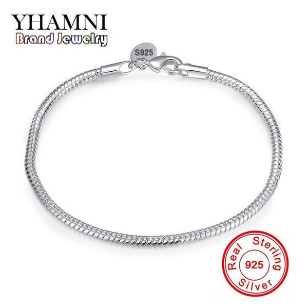 yhamni fashion women bracelet pure 925 sliver charm bracelet bangles birthday gift for boyfriend fashion jewelry h187, Golden;silver
yhamni fashion women bracelet pure 925 sliver charm bracelet bangles birthday gift for boyfriend fashion jewelry h187, Golden;silver