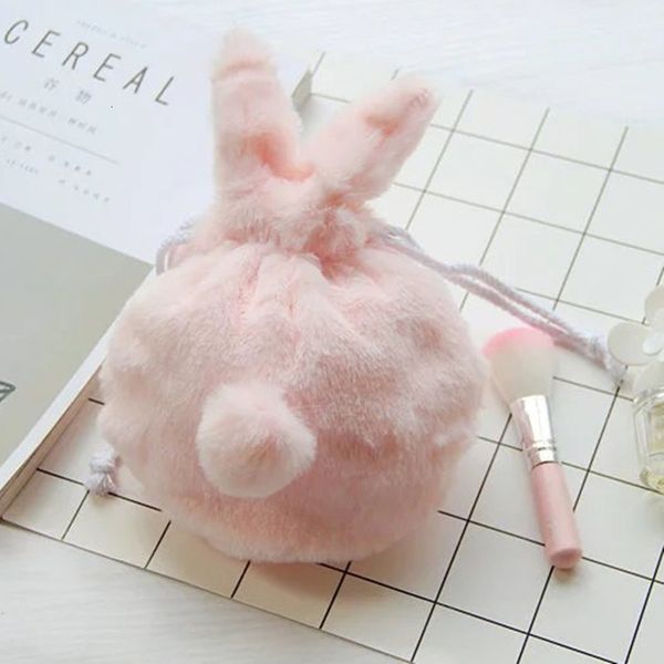 sweet plush rabbit ear cosmetic bag women fur travel makeup case lolita handbag girl cute tail make up organizer toiletry pouch
sweet plush rabbit ear cosmetic bag women fur travel makeup case lolita handbag girl cute tail make up organizer toiletry pouch