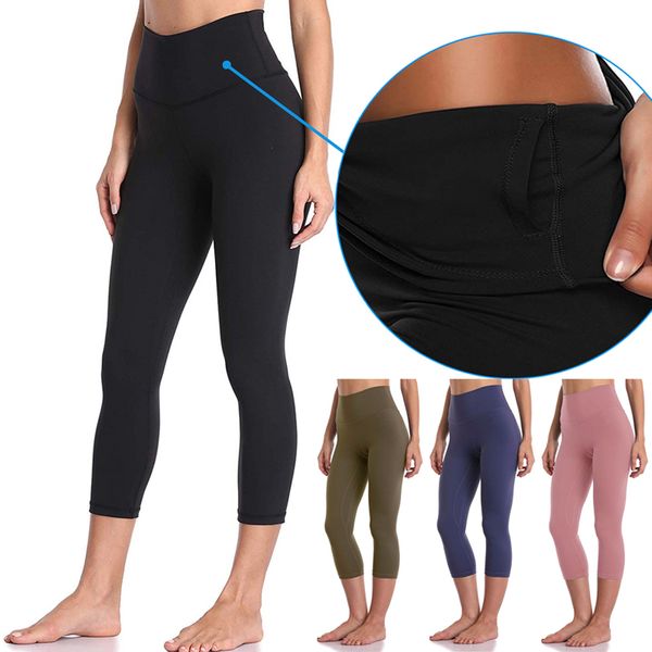 women inner pocket leggings fitness high waist sport leggings push up sport pants femme running mid-calf female clothing, Black
women inner pocket leggings fitness high waist sport leggings push up sport pants femme running mid-calf female clothing, Black