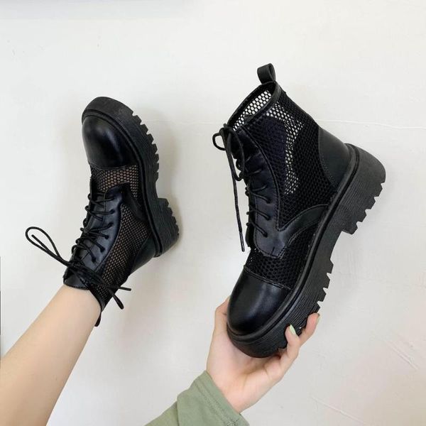 shoes lace up lady boots luxury designer booties woman 2020 low heel boots-women rock ladies fashion rubber mid calf riding, Black
shoes lace up lady boots luxury designer booties woman 2020 low heel boots-women rock ladies fashion rubber mid calf riding, Black
