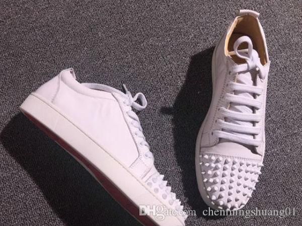 для мужчин женской обуви свадьбы кристалла кожи кроссовок кроссовок дизайнер red bottom обувной low cut замша шипа обуви l194 # 042, Black
для мужчин женской обуви свадьбы кристалла кожи кроссовок кроссовок дизайнер red bottom обувной low cut замша шипа обуви l194 # 042, Black