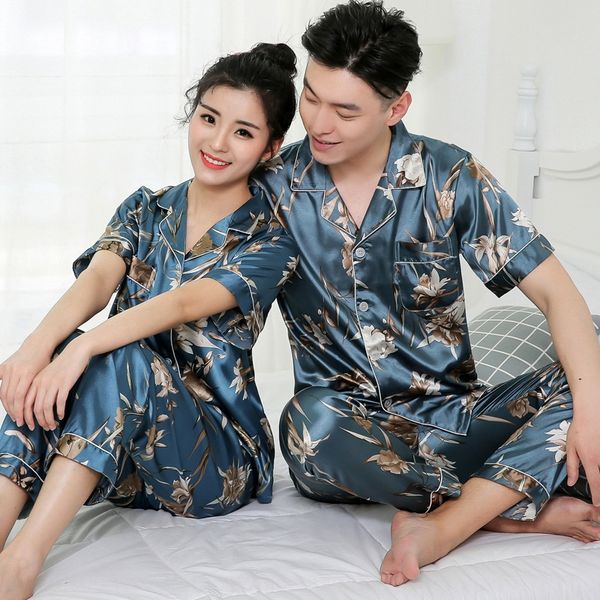 3sdwx couple pajamas women's ice silk pants pants trousers suit short-sleeved trousers thin suit cardigan men's silk large size ho, Blue;red
3sdwx couple pajamas women's ice silk pants pants trousers suit short-sleeved trousers thin suit cardigan men's silk large size ho, Blue;red