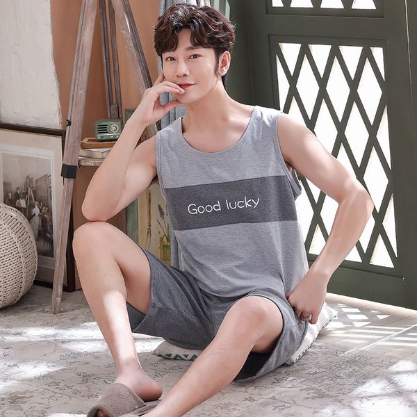 vest men's summer youth cotton sleeveless thin korean cartoon casual suit vest pajamas pajamas home wear, Black;brown
vest men's summer youth cotton sleeveless thin korean cartoon casual suit vest pajamas pajamas home wear, Black;brown