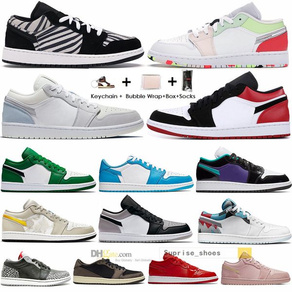 20ss unc pine green laser blue paris black toe zebra 1 1s low basketball shoes jumpman shadow coral men trainers women retroes sport sneaker
20ss unc pine green laser blue paris black toe zebra 1 1s low basketball shoes jumpman shadow coral men trainers women retroes sport sneaker