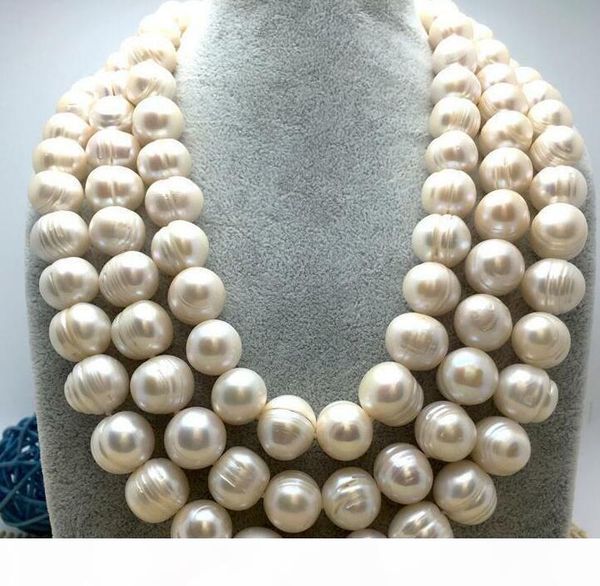 fine pearls jewelry huge 12-13mm natural south sea genuine white pearl necklace 50" 14k gold clasp sweater chain, Silver
fine pearls jewelry huge 12-13mm natural south sea genuine white pearl necklace 50" 14k gold clasp sweater chain, Silver
