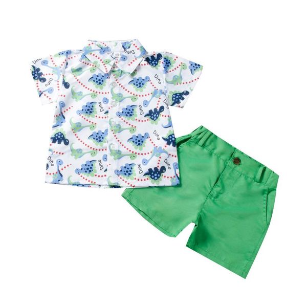 fashion child suit kids clothes summer boy set cartoon dinosaur print boy shirt + shorts, White
fashion child suit kids clothes summer boy set cartoon dinosaur print boy shirt + shorts, White