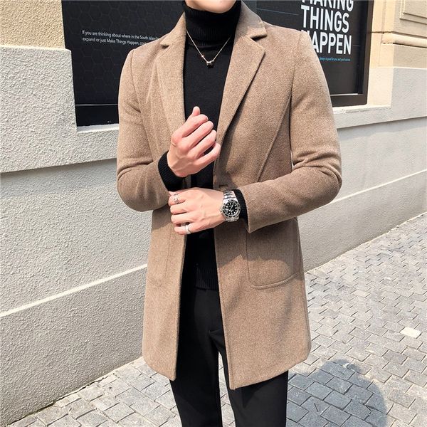 мужские пальто woolwool шерсть шерстяное пальто 2019 новый мужской молодежный корейский тонкий костюм воротник средней длины случайные, Black
мужские пальто woolwool шерсть шерстяное пальто 2019 новый мужской молодежный корейский тонкий костюм воротник средней длины случайные, Black