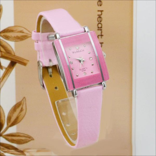 womage fashion women wristwatches leather belt quartz watch small watch women rectangle watches relogio feminino horloge dame, Slivery;brown
womage fashion women wristwatches leather belt quartz watch small watch women rectangle watches relogio feminino horloge dame, Slivery;brown