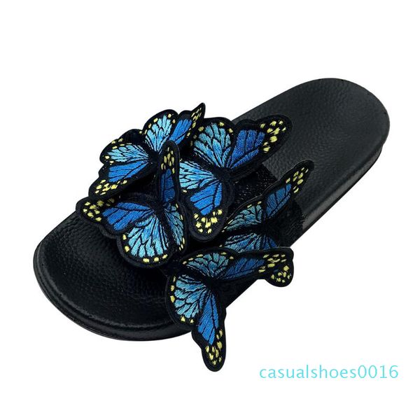 women's ladies fashion casual butterfly open toe outdoor slippers beach shoes slides women shoes flip flops sandalias mujer#s c16, Black 
women's ladies fashion casual butterfly open toe outdoor slippers beach shoes slides women shoes flip flops sandalias mujer#s c16, Black