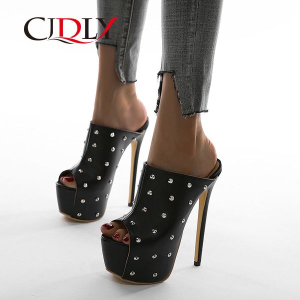 sandals cjdly platform women 16cm roman rivet stiletto high heels peep toe nightclub wedding shoes plus size 35-42, Black
sandals cjdly platform women 16cm roman rivet stiletto high heels peep toe nightclub wedding shoes plus size 35-42, Black