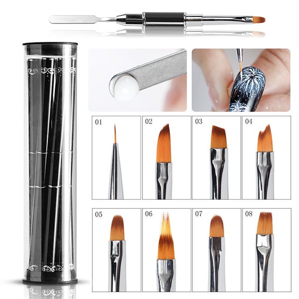professional uv steel push nail brush set design double-headed dual-purpose nail pen manicure art skill tool new set
professional uv steel push nail brush set design double-headed dual-purpose nail pen manicure art skill tool new set
