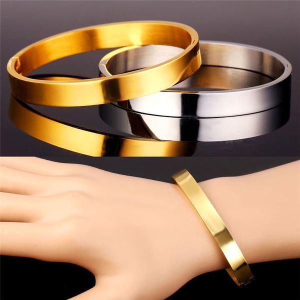men's fashion 18k real gold plated bracelet stainless steel simple style gold bangle bracelet, Black
men's fashion 18k real gold plated bracelet stainless steel simple style gold bangle bracelet, Black