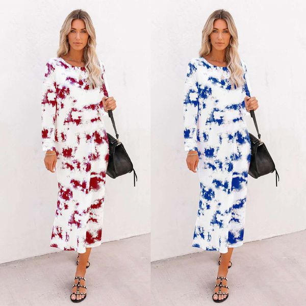 printed dresses for women casual o-neck tie dye long sleeve midi dress autumn fashion plus size work dress vestido de mujer
printed dresses for women casual o-neck tie dye long sleeve midi dress autumn fashion plus size work dress vestido de mujer