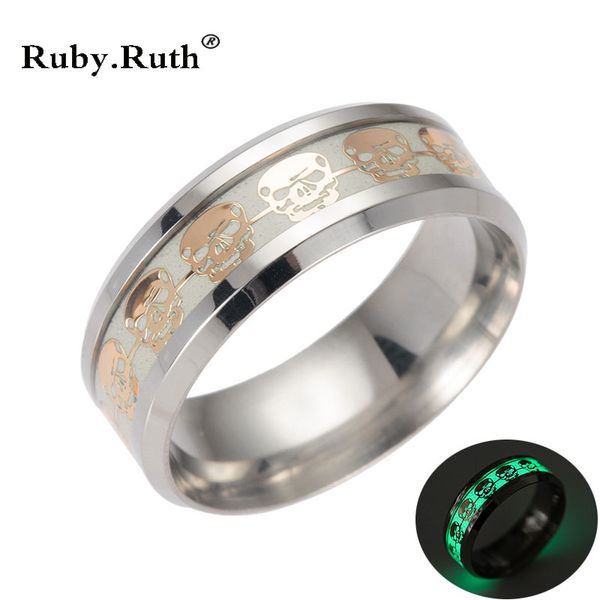 halloween luminous skull rings for men gold glow in the dark rings stainless steel women jewelry 2020, Golden;silver
halloween luminous skull rings for men gold glow in the dark rings stainless steel women jewelry 2020, Golden;silver