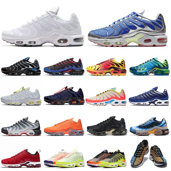 2020 tn plus running shoes tns triple black white toggle lacing color flip pack decon greedy womens mens trainers outdoor sports sneakers 
2020 tn plus running shoes tns triple black white toggle lacing color flip pack decon greedy womens mens trainers outdoor sports sneakers