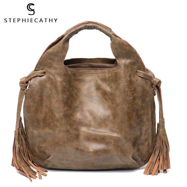 sc retro oil wax leather handbag for women luxury genuine leather tassel bucket female casual handle bag messenger crossbody 
sc retro oil wax leather handbag for women luxury genuine leather tassel bucket female casual handle bag messenger crossbody