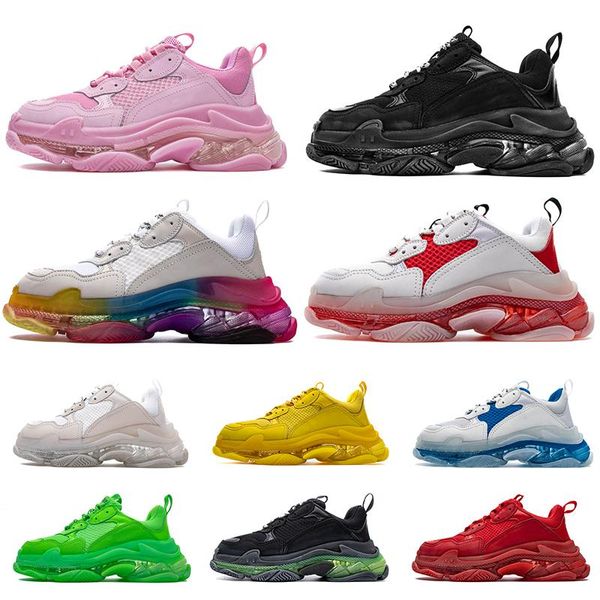 2020 fashion clear sole bottom paris 17fw triple s mens pink sneakers dad platform women casual shoes sports trainers
2020 fashion clear sole bottom paris 17fw triple s mens pink sneakers dad platform women casual shoes sports trainers