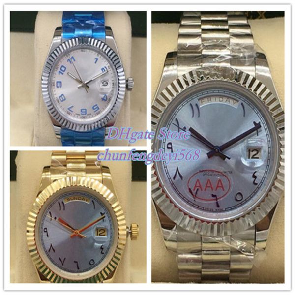 3 colors latest version 41mm 218206 arabic ice blue dial automatic silver gold steel bracelet men's luxury watches, Slivery;brown
3 colors latest version 41mm 218206 arabic ice blue dial automatic silver gold steel bracelet men's luxury watches, Slivery;brown