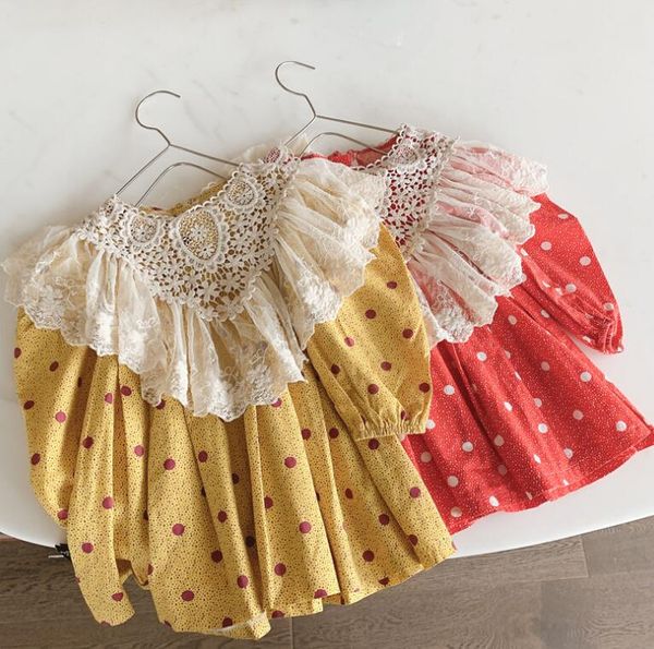 2020 fall new children baby lace ruffles collar dot dresses , girls princess sweet clothes 6 pieces/lot wholesale, Red;yellow
2020 fall new children baby lace ruffles collar dot dresses , girls princess sweet clothes 6 pieces/lot wholesale, Red;yellow