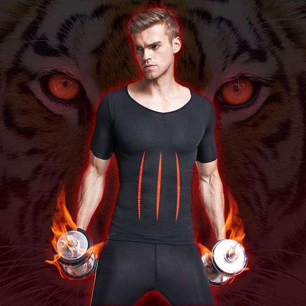 3keuy spring summer shapewear light base men 's short-sleeved t-shirt slim fit corset fitness sports's tights underwear tights abd, Black;brown
3keuy spring summer shapewear light base men 's short-sleeved t-shirt slim fit corset fitness sports's tights underwear tights abd, Black;brown