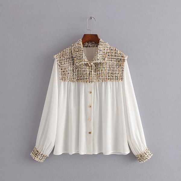 yfnqd women's 2020 autumn new lapel tweed stitching loose long sleeve d4014 women's 2020 autumn new lapel tweed stitching shirt lo, White
yfnqd women's 2020 autumn new lapel tweed stitching loose long sleeve d4014 women's 2020 autumn new lapel tweed stitching shirt lo, White