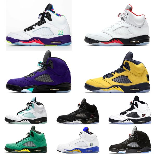 new jumpman 5 5s basketball shoes alternate bel fire red 2020 grape ducks mens trainers sports sneakers size 40-47, White;red
new jumpman 5 5s basketball shoes alternate bel fire red 2020 grape ducks mens trainers sports sneakers size 40-47, White;red