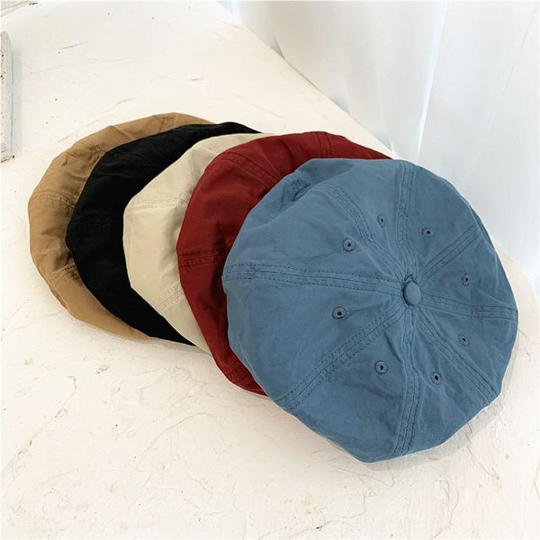 japanese cotton washed old beret children's ins summer thin solid color all-match artist beret hat hat men, Blue;gray
japanese cotton washed old beret children's ins summer thin solid color all-match artist beret hat hat men, Blue;gray