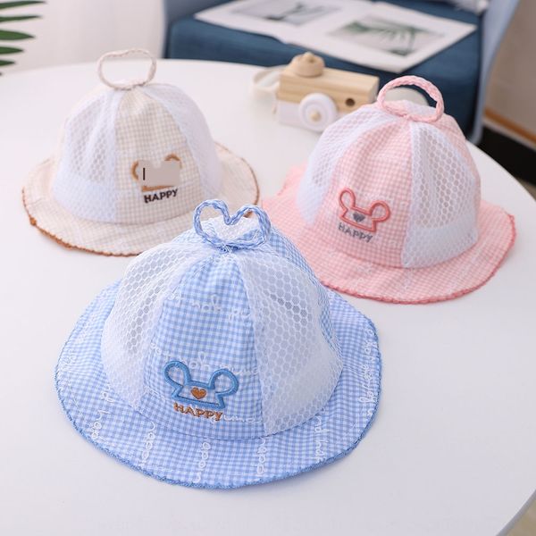 bida children's plaid embroidery net basin korean style male baby shade female princess fisherman sun sun hat sunscreen fisherman hat, Blue;gray
bida children's plaid embroidery net basin korean style male baby shade female princess fisherman sun sun hat sunscreen fisherman hat, Blue;gray