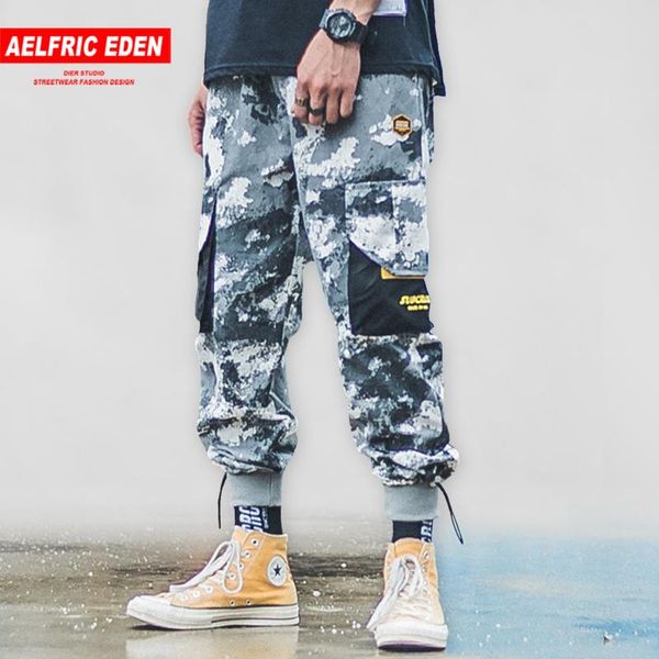 aelfric eden patchwork big pocket camouflage men harem cargo pants 2020 harajuku hip hop casual joggers male trousers streetwear, Black
aelfric eden patchwork big pocket camouflage men harem cargo pants 2020 harajuku hip hop casual joggers male trousers streetwear, Black