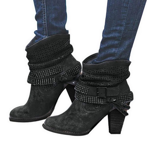puimentiua 2020 female autumn winter leather ankle boots rivet women high heel booties snake print western boot, Black
puimentiua 2020 female autumn winter leather ankle boots rivet women high heel booties snake print western boot, Black