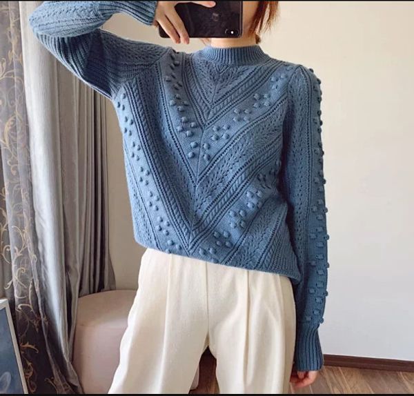 women's vintage knitted sweater hollow out o-neck long sleeve knitwear solid color autumn casual pullover top, White;black
women's vintage knitted sweater hollow out o-neck long sleeve knitwear solid color autumn casual pullover top, White;black