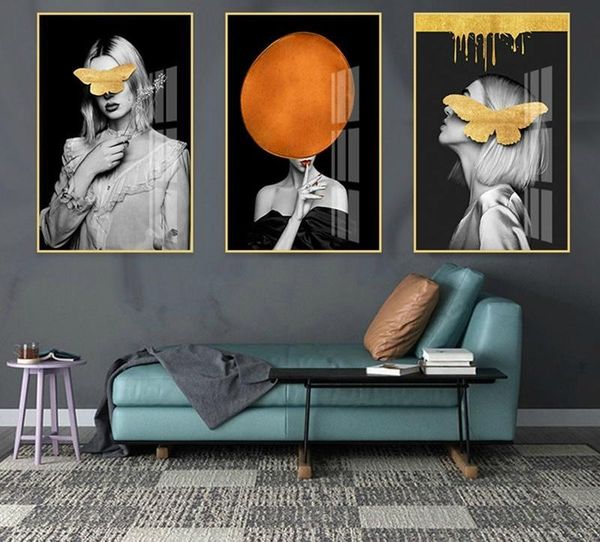 3 panels nordic canvas painting abstract fashion woman poster prints scandinavian wall art picture for living room modern home decor
3 panels nordic canvas painting abstract fashion woman poster prints scandinavian wall art picture for living room modern home decor