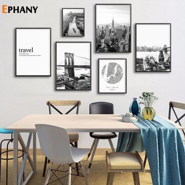 new york city landscape poster black white scenery canvas art print wall painting decoration pictures modern home decor
new york city landscape poster black white scenery canvas art print wall painting decoration pictures modern home decor
