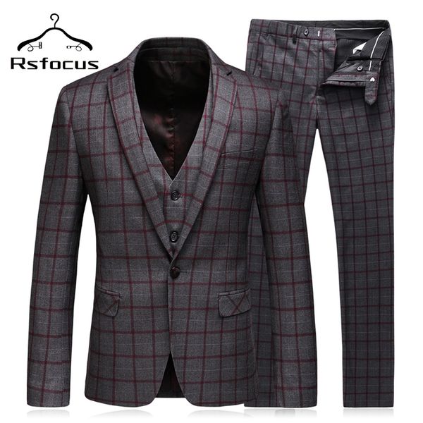 rsfocus slim fit темно-серый синий плед костюм мужчины новые мужские костюмы свадебные groom 3 шт формальные деловые костюмы tz011, White;black
rsfocus slim fit темно-серый синий плед костюм мужчины новые мужские костюмы свадебные groom 3 шт формальные деловые костюмы tz011, White;black